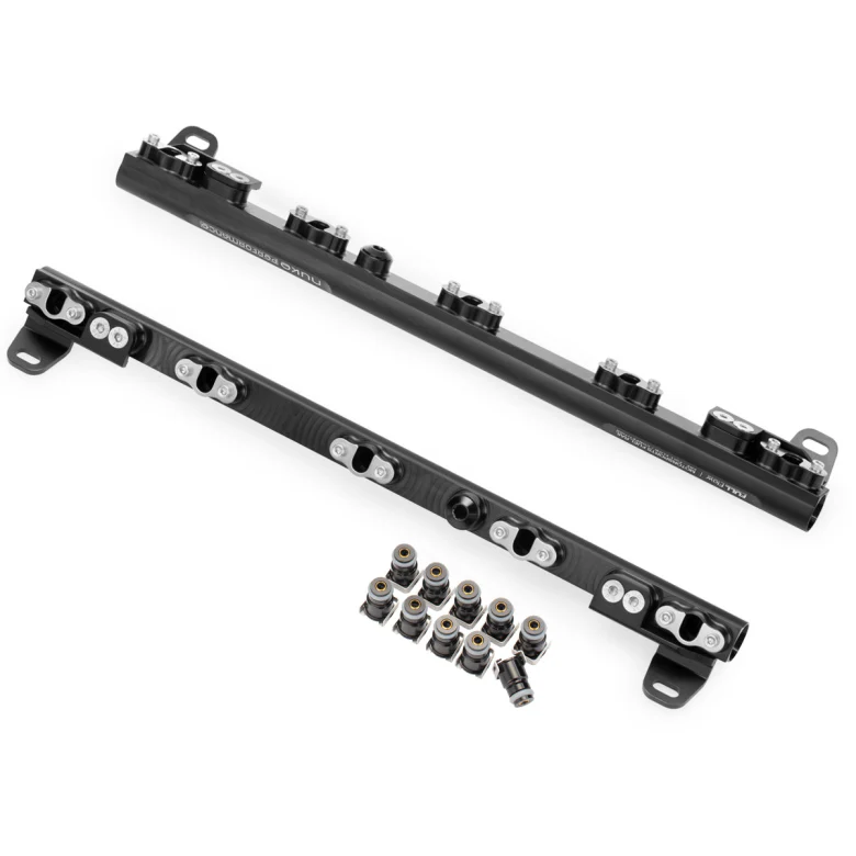 BMW 10cyl S85 fuel rail (Including AN6 or AN8 Rail Fittings) - Image 2