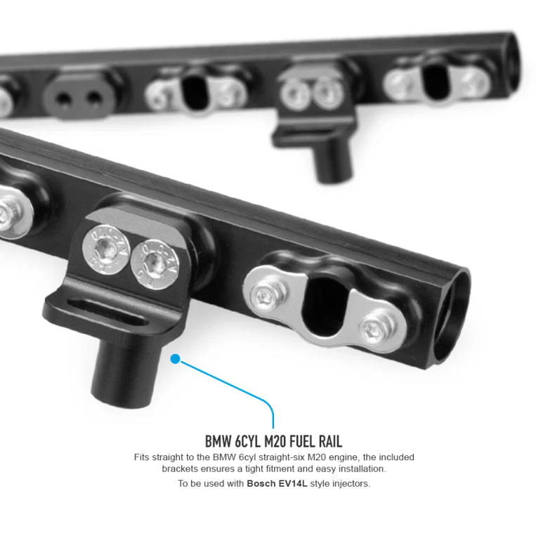 BMW M20 6cyl Fuel Rail (Including AN6 or AN8 Rail Fittings) - Image 4