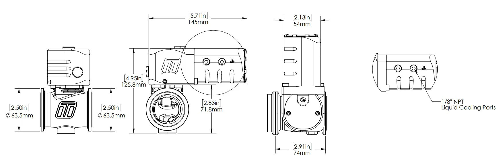 Electronic StraightGate50 eSG50 External Wastegate - Image 6