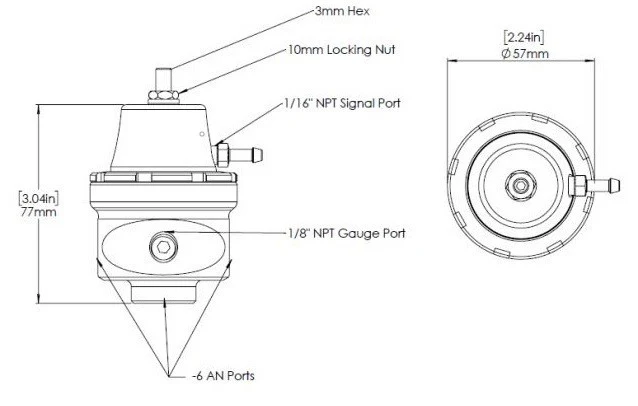 Turbosmart FPR6 Fuel Pressure Regulator Suit -6AN - Image 6