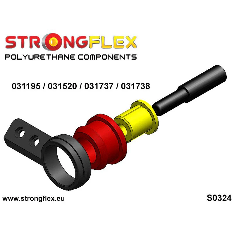 FRONT LOWER ARM BUSH ECCENTRIC E30/E36 (E46 WISHBONE) PAIR - Image 2