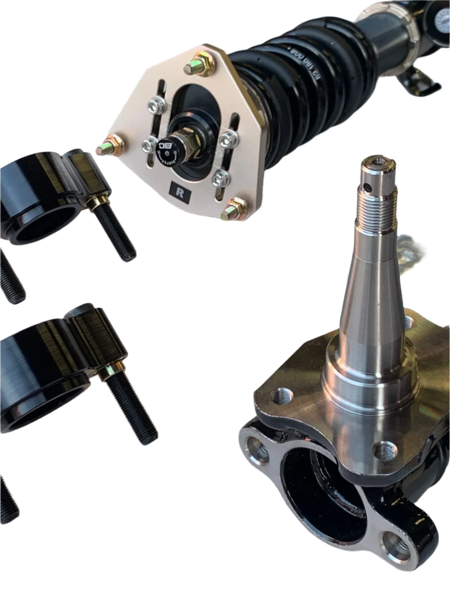 FRONT PAIR ONLY: BC Racing AE86 ER Series Coilover Double Adjustable - Image 5