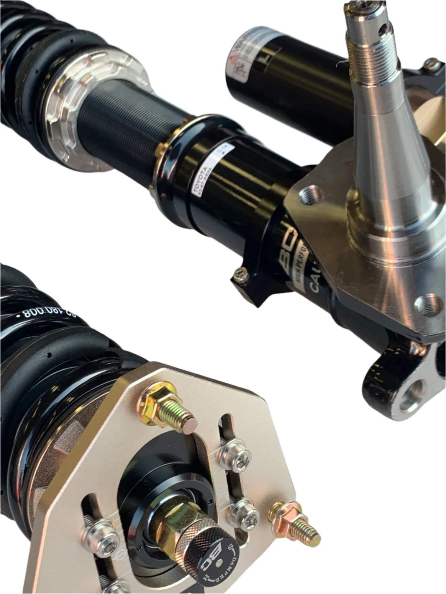 FRONT PAIR ONLY: BC Racing AE86 ER Series Coilover Double Adjustable - Image 8