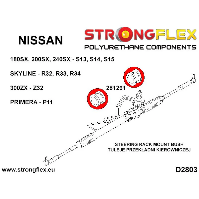 FULL SUSPENSION BUSH KIT 300ZX Z32 ROAD - Image 6