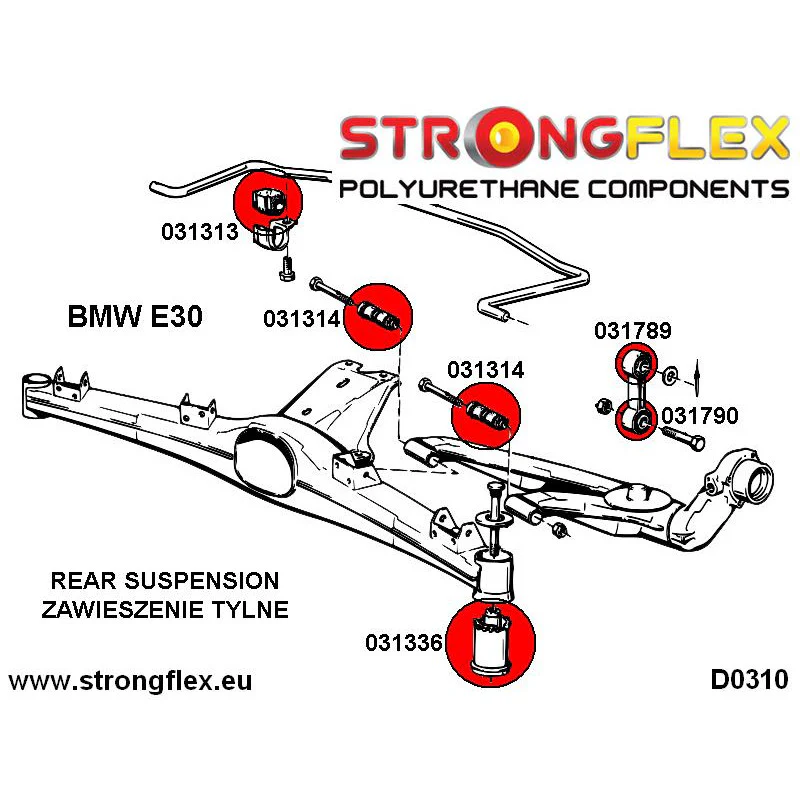 FULL SUSPENSION BUSH KIT E30 - Image 3