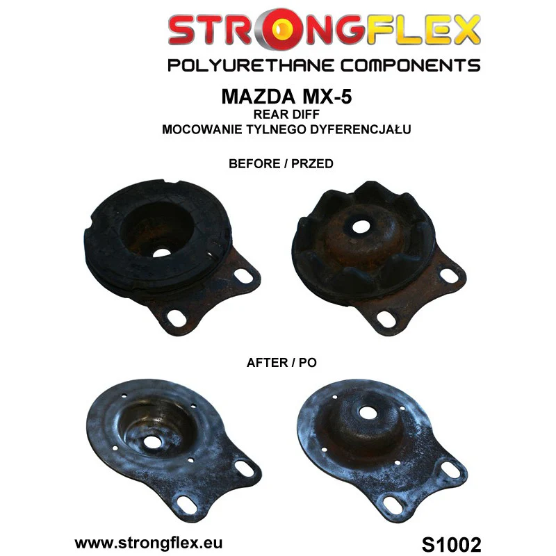 FULL SUSPENSION BUSH KIT ROAD MAZDA MX5 NA - Image 4