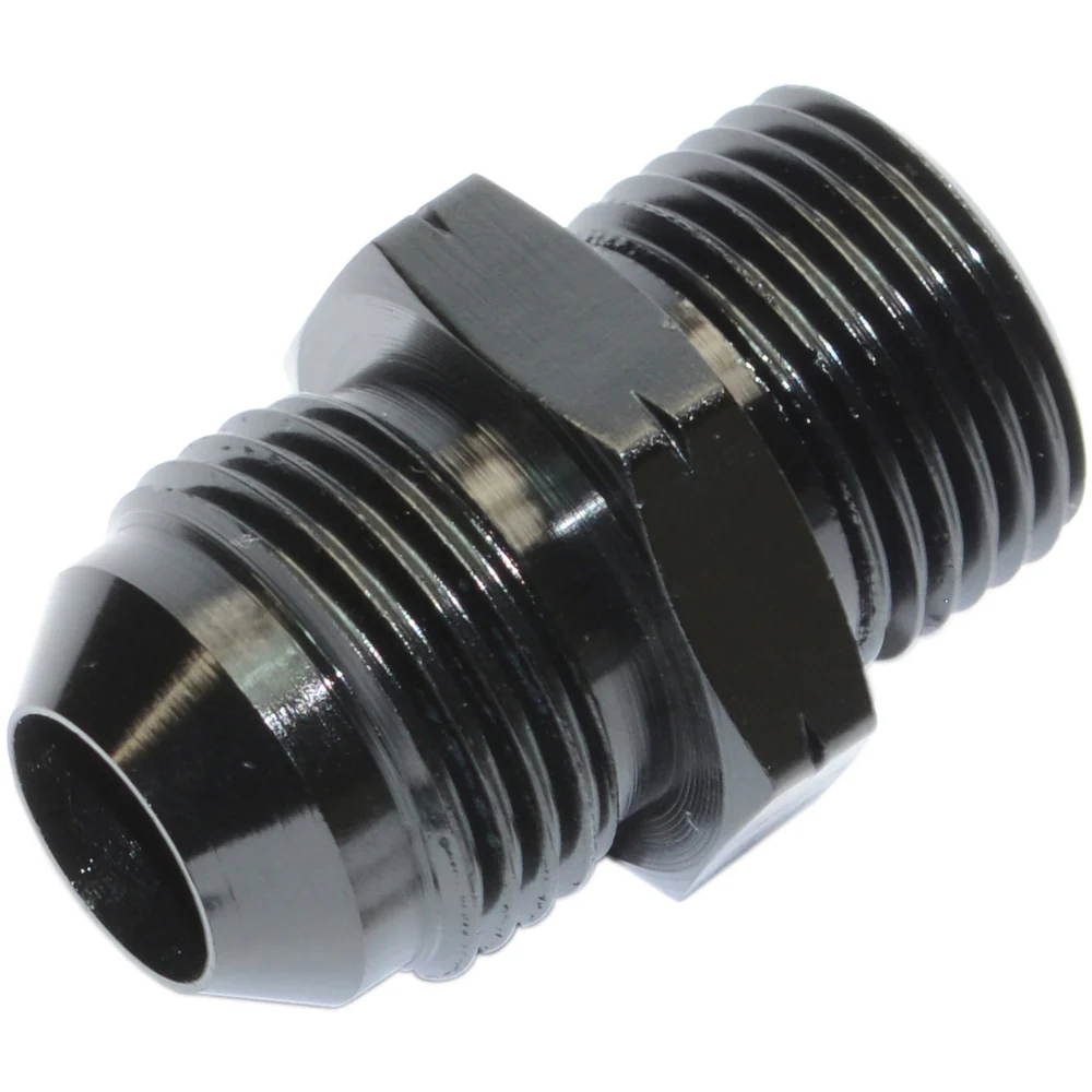 M18x1.5 (044 inlet) to AN8 adapter fitting black