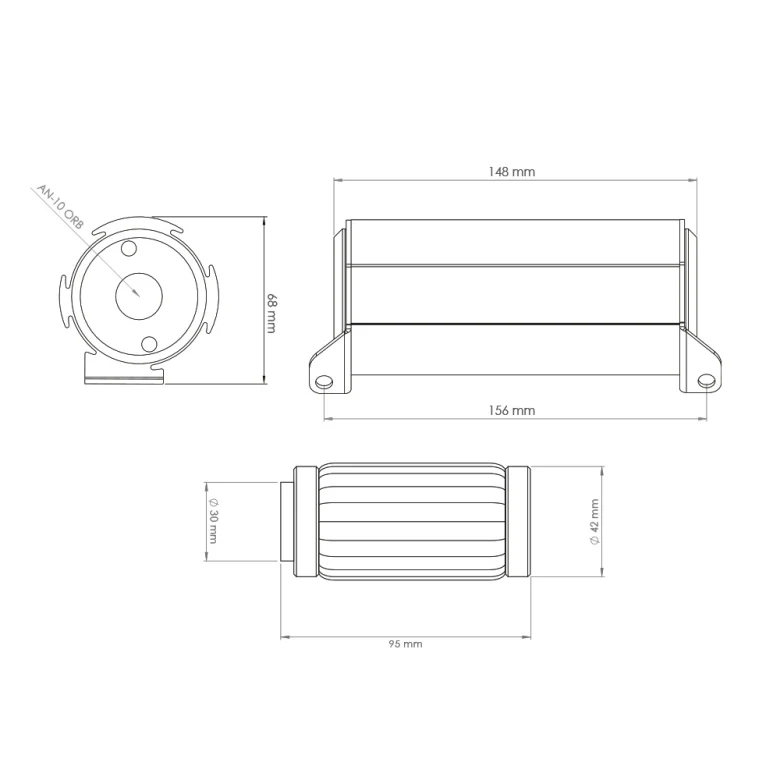 Nuke Fuel Filter 10micron Cellulose AN8 - Image 4