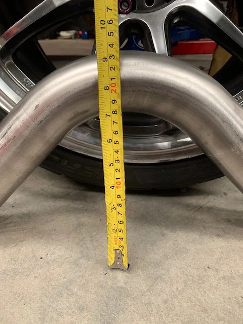 2.5" (63mm) Over-axle bend S/S - Image 2