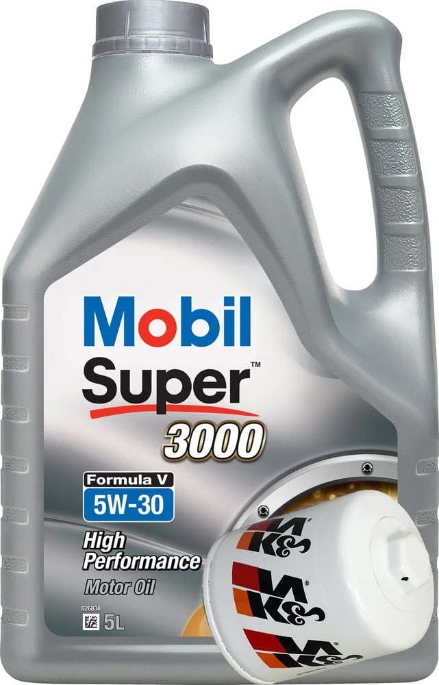 Supra 7M Mobil 1 5W-30 Formula V Super 3000 Engine Oil & Filter Kit 5L (K&N Filter)