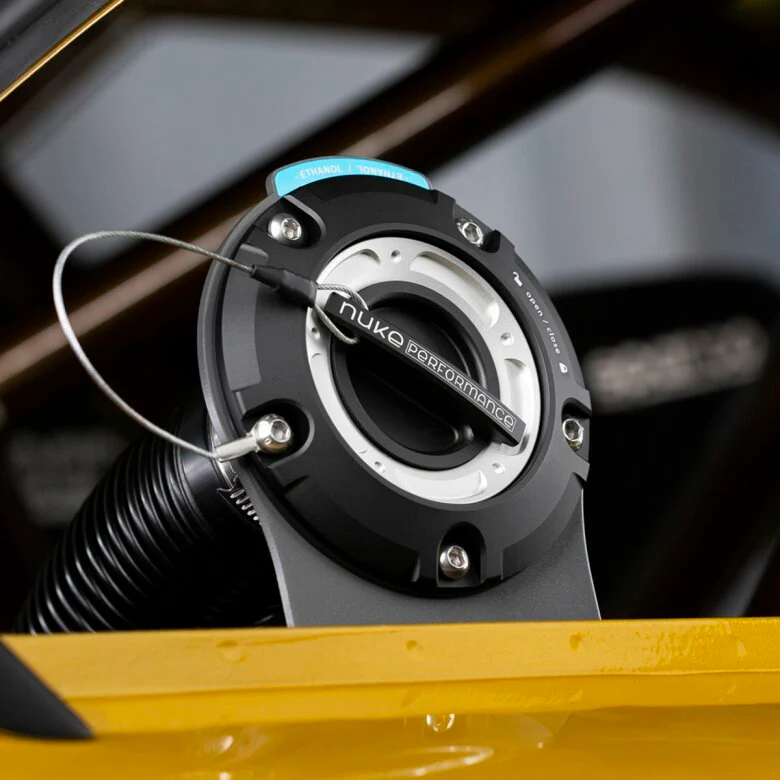 Steel mounting bracket for Remote filler cap, with M6 bolts - Image 4