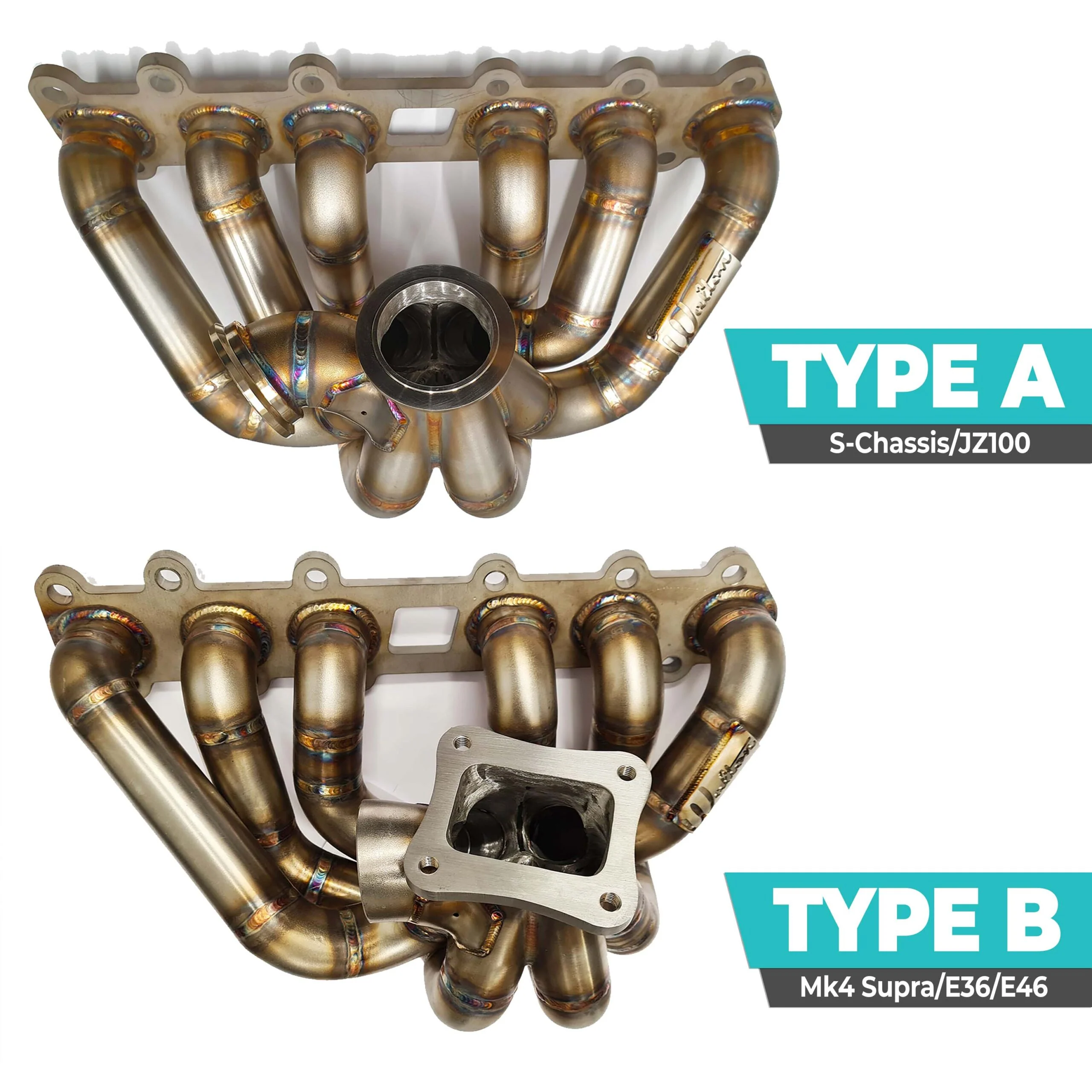Walton 2JZ-GTE Top Mount Manifold Type B JZA80/E36/E46 - Image 2